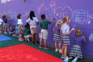 Chalk Wall at Ashley Hall | Private School in Charleston, SC
