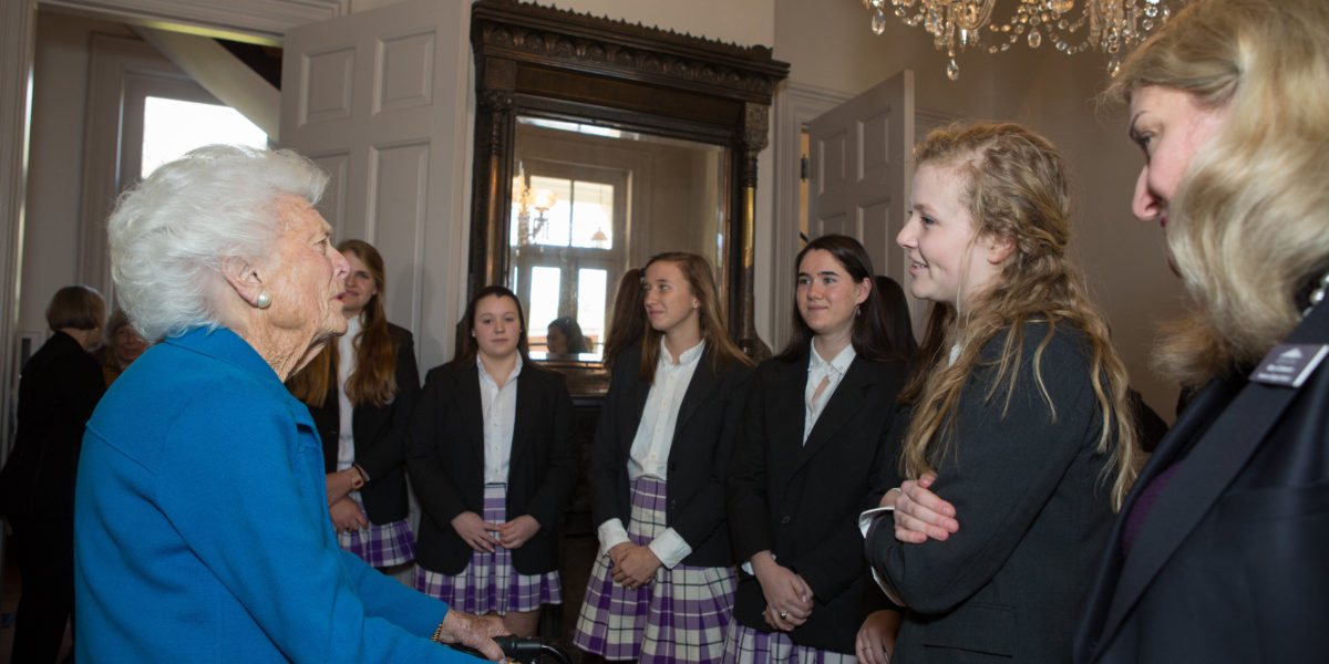 Barbara Pierce Bush '43 | Ashley Hall School in Charleston, SC