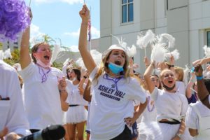 Purple and White Pep Rally | Ashley Hall Charleston, South Carolina
