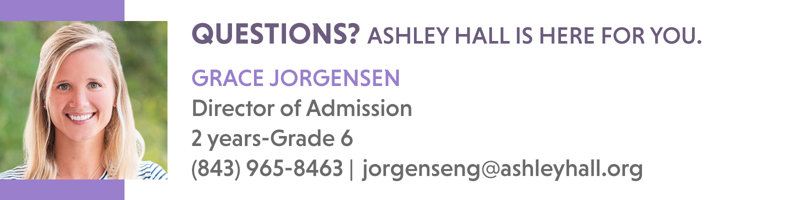 Ashley Hall Admission Office | Charleston, South Carolina